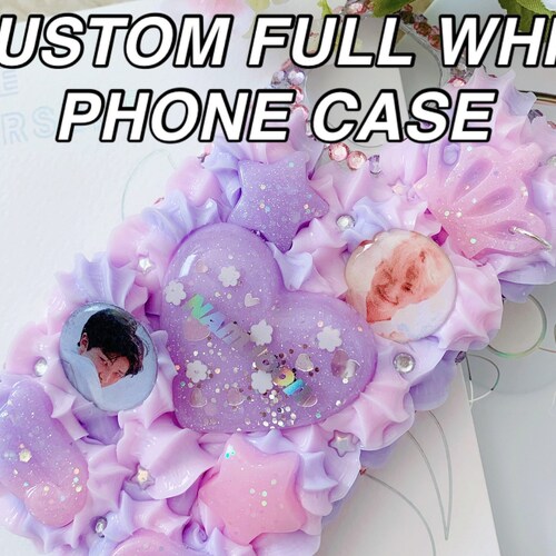 Custom Decoden Phone Case Etsy