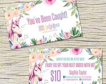 Unicorn Roe-Ing In The Wild, Home Office Approved, Digital Card, Fashion Consultant Digital Card, For Fashion Retailer, Customized Card