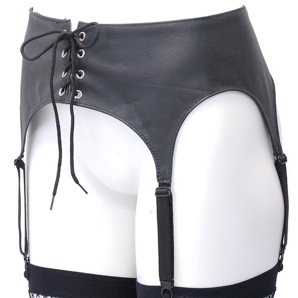 Studded Leather Garter Belt main image 0