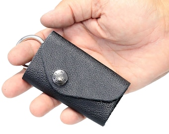 6 Key Leather Key Case With Finger Ring #AC22041SR