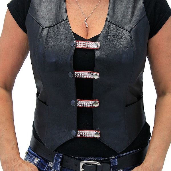 Leather Vest Extenders Etsy