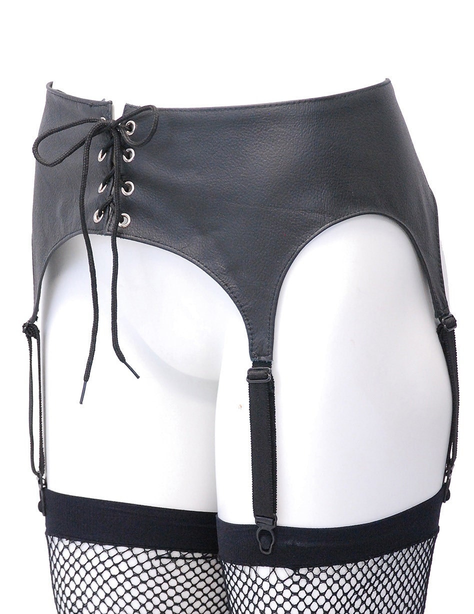 Leather garter belt deals