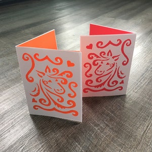 Numérique, carte de voeux de cheval, anniversaire de cheval, carte, carte d'anniversaire, Cricut, Silhouette, carte pliée, cadeau d'amant de cheval, svg, carte de licorne, coupe