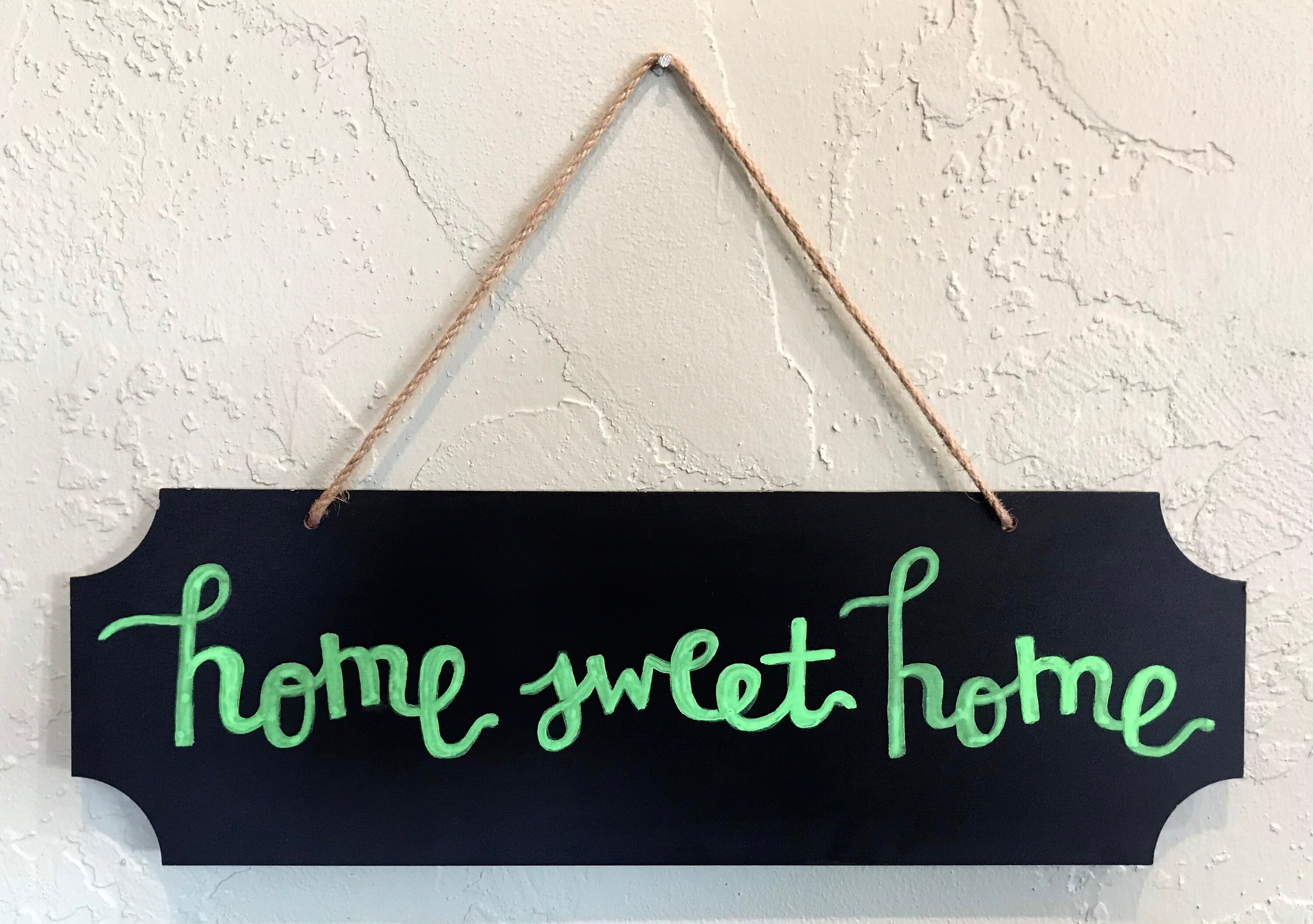 Chalkboard Sign Handlettered Wall Art Custom Gift Home Decor Chalk Art