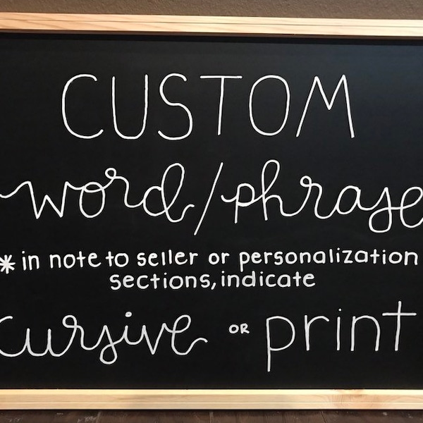 Hanging Chalkboard Sign Etsy