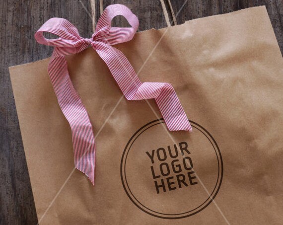Download Free Gift Bag Mockup Paper Bag Photo Kraft (PSD) - Best ...