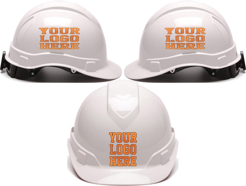 hard hat logo printing