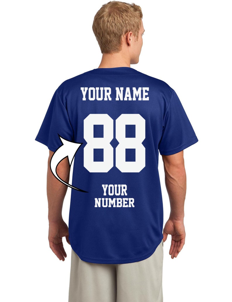 etsy custom baseball jersey