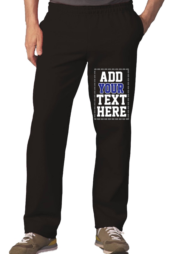 Items similar to Design Your Own Customized Sweatpants - Add your ...