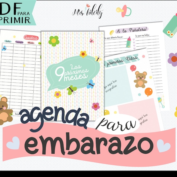 Agenda Diario de Embarazo (Imprimir)