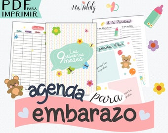 Agenda de embarazo - 9 meses - Club Color