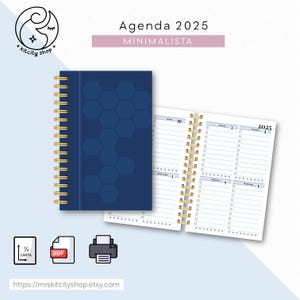 2025 MINIMALIST Agenda Printable file