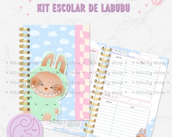 Kit Imprimible escolar para niños Labubu (NO ENGLISH)