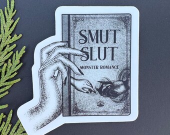 Monster Romance Book Sticker - Monster Smut - Weather Resistant - Dishwasher Safe - Water Bottle Sticker - Laptop Sticker