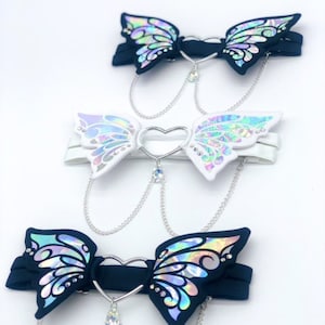 Holographic 3D Butterfly Garter | Lingerie | Holographic Fashion | Statement | Wedding Garter | Kawaii | Unique | Festival | Rave | Pride