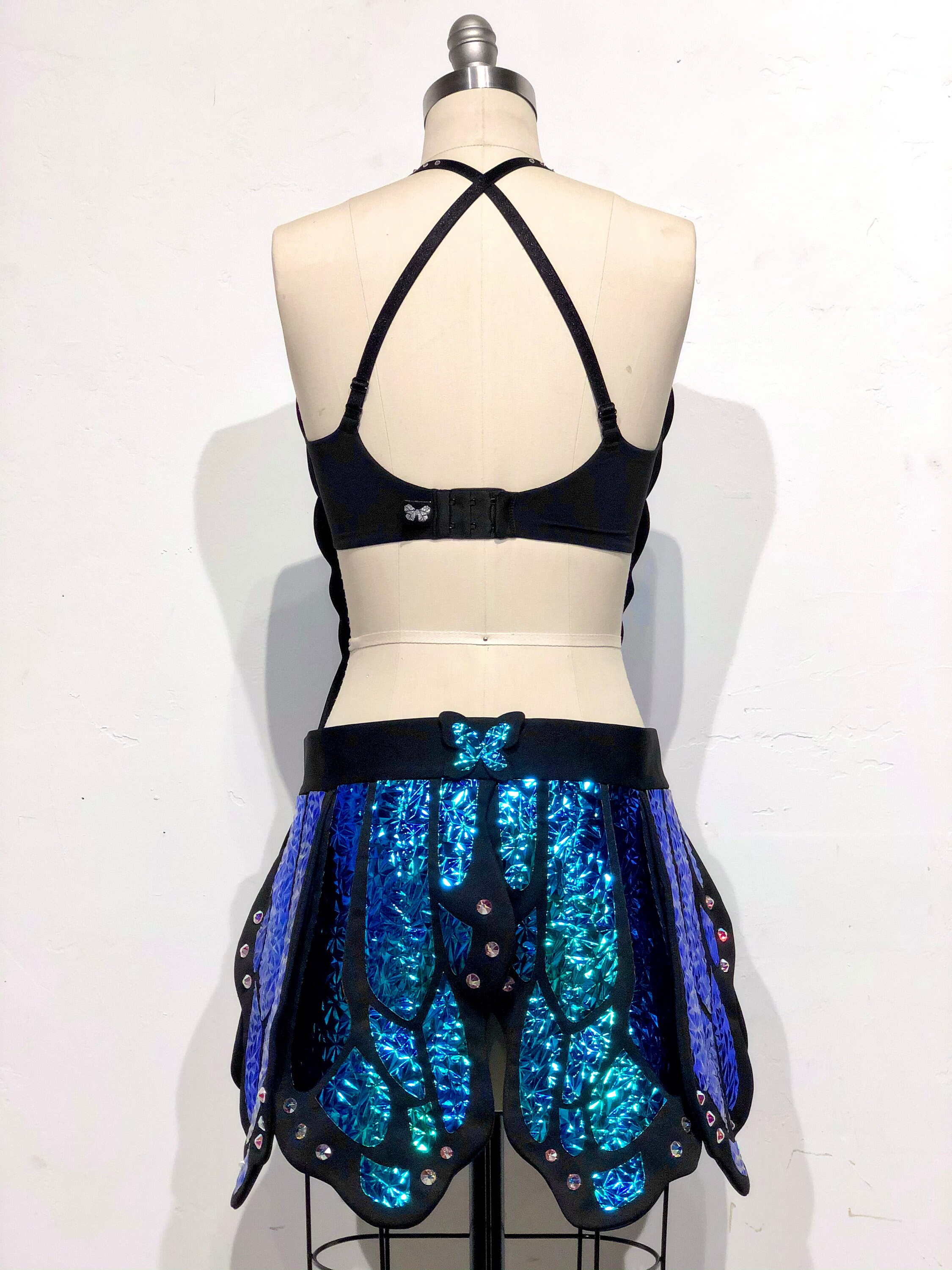 Holographic Butterfly Outfit | Rave Outfit | EDC Outfit | Butterfly ...