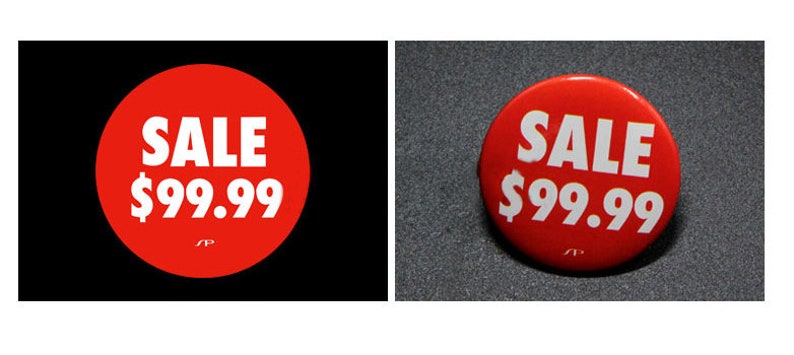 Personalized Print Pin Design Iron Plates Label Metal Tag Badge Custom \u2013 Made to Order