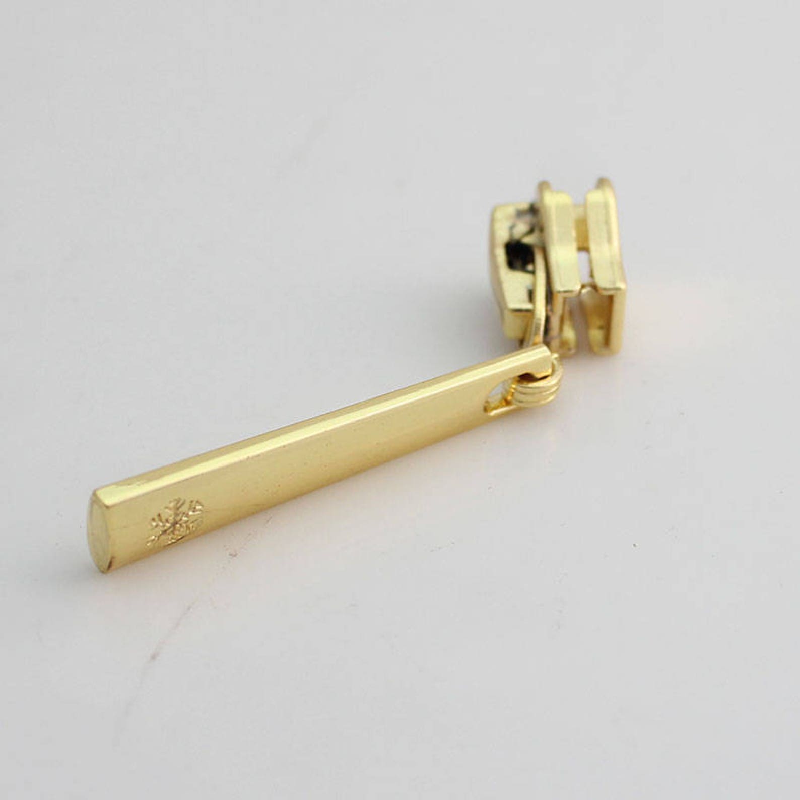 Gold Zipper Pull Logo Metal Letter Custom Personalized Vintage Etsy