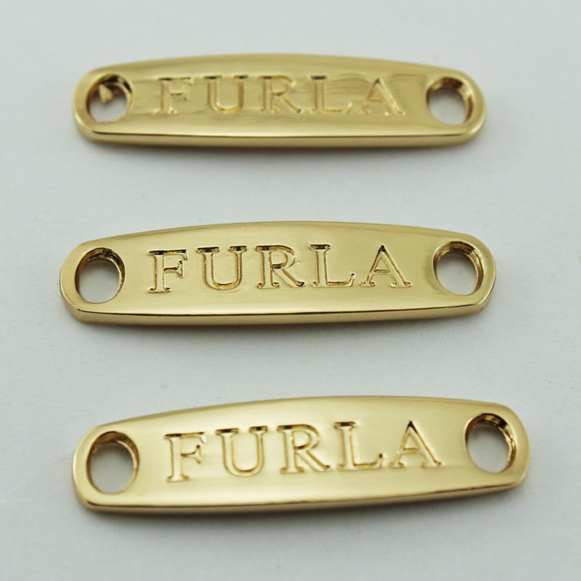 Gold Metal Label Purse Custom Brand Logo Tag Wallet Bag Etsy