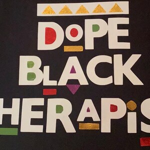 DOPE ZWARTE THERAPEUT T-Shirt