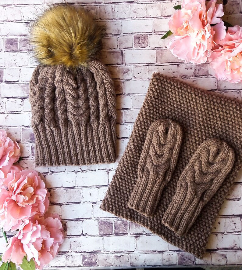 toddler hat scarf and mittens