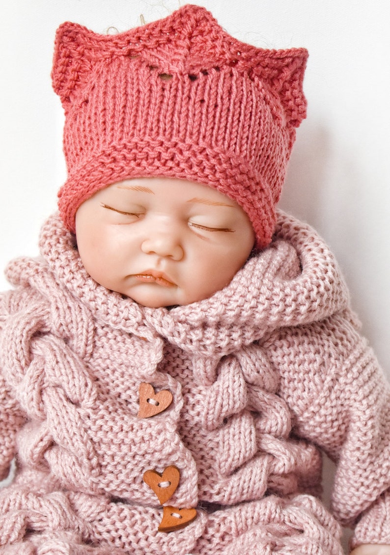 Headband CROWN / Cozy Knitting for Spring / 3 Sizes Etsy