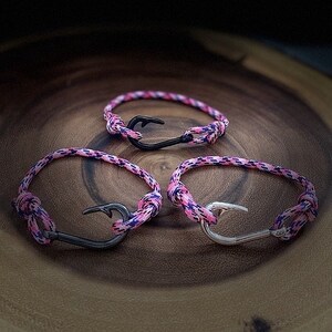 Cotton Candy Fish Hook Bracelet