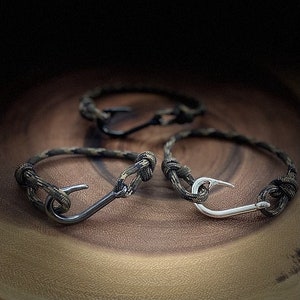 Flounder Fish Hook Bracelet