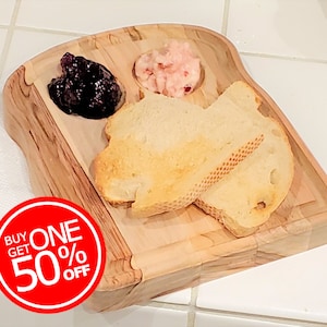 Dippy Eggs and Toast Breakfast Board | Avocado and Toast Board |  1&quot; THICK Teak Wood Charcuterie Housewarming Gift | BEST Housewarming Gift!