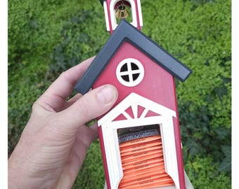 School House Tea Bag Storage Box and Dispenser Makes the Best Gift for Teachers or to Decorate Faculty Coffee Stations. Bestseller Gift!