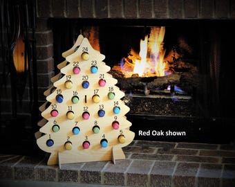Christmas in July CIJ Adult Advent Calendar: Wine Tree for Mini Wine Bottles, Bubbly, Cider! Bestseller Gift for Xmas Parties, Housewarming!