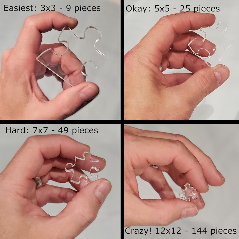 Impossibly difficult CLEAR jigsaw puzzle for adults in image 1