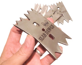 Slab Dogs Hold Down Clamps for CNC Routers and Woodworkers. Use to Clamp Wood Slabs & Odd-Shaped Stock. Bestseller!!