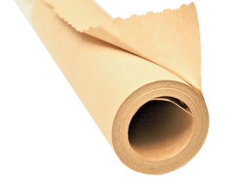 Plain Brown Recycled Kraft Paper - A REALLY BIG ROLL for all your gift wrapping and craft needs!