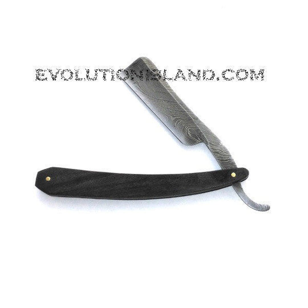 Crocus Steel Razor Damascus Steel Straight Razor With Buffalo Horn Handle - Etsy