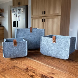 Felt storage basket, felt storage box, toy storage box, multipurpose storage box, clothes storage organiser, toy organiser, multistorage box