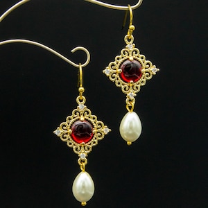 Renaissance style earrings