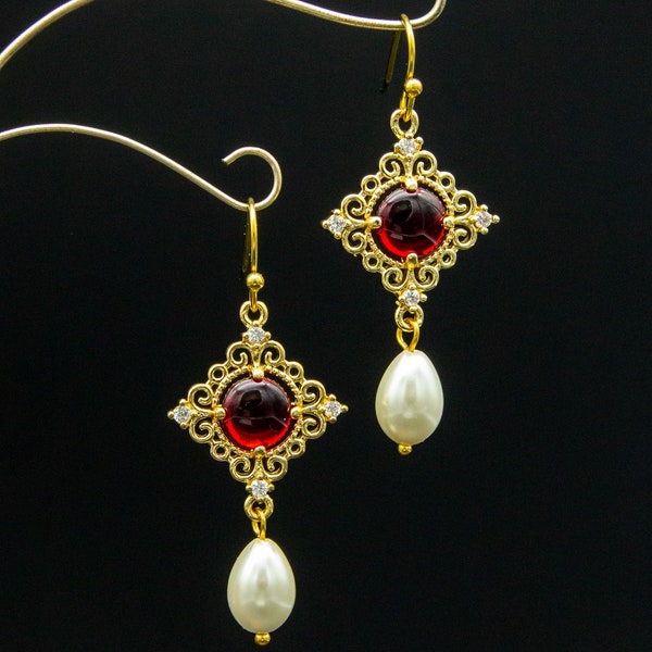 Renaissance style earrings