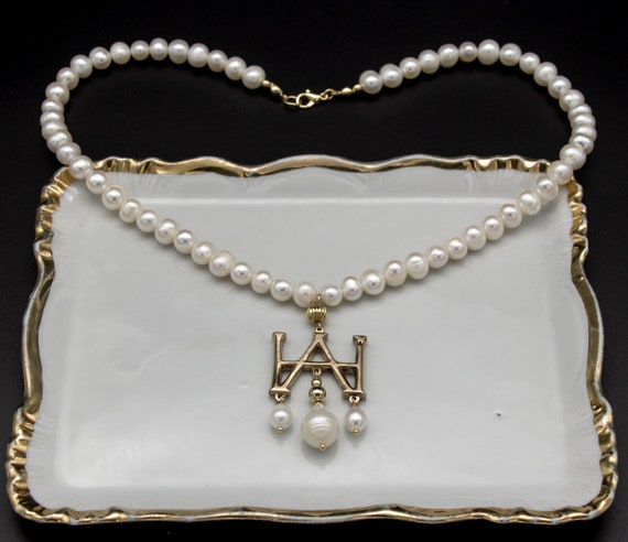 GRACEART Collana Girocollo Anne Boleyn Con Perle Finte - Stile Vintage Tudor Elisabettiano, Accessorio Costume Medievale