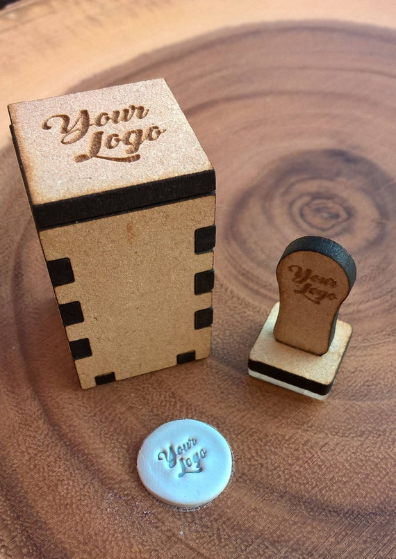 Custom Stamp / Polymer Clay / Rubber / Logo Stamp / Pottery / Etsy