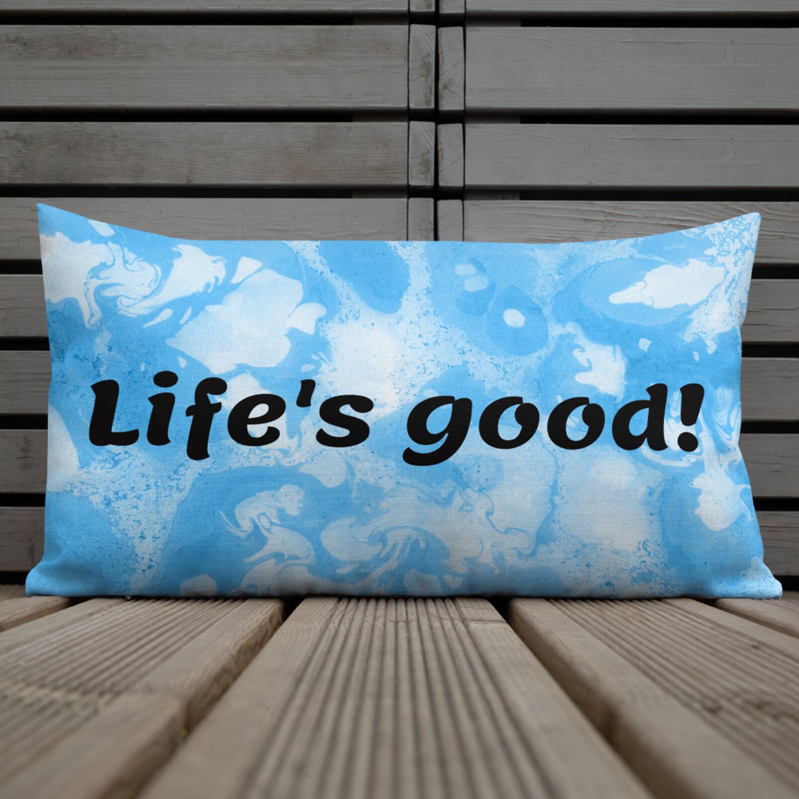 Throw pillow cover with motivational messages on 2 faces Etsy