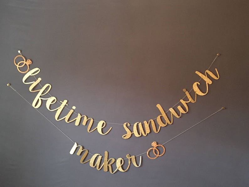 Lifetime Sandwich Maker Banner Bachelorette Banner Bachelor Etsy