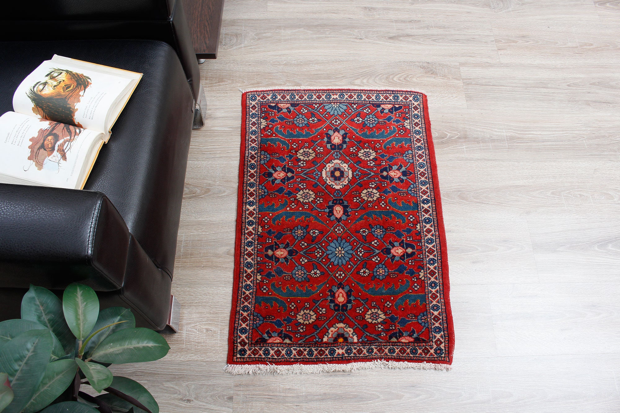 Wonderful Small Rug Natural Color Persian Carpet | Etsy