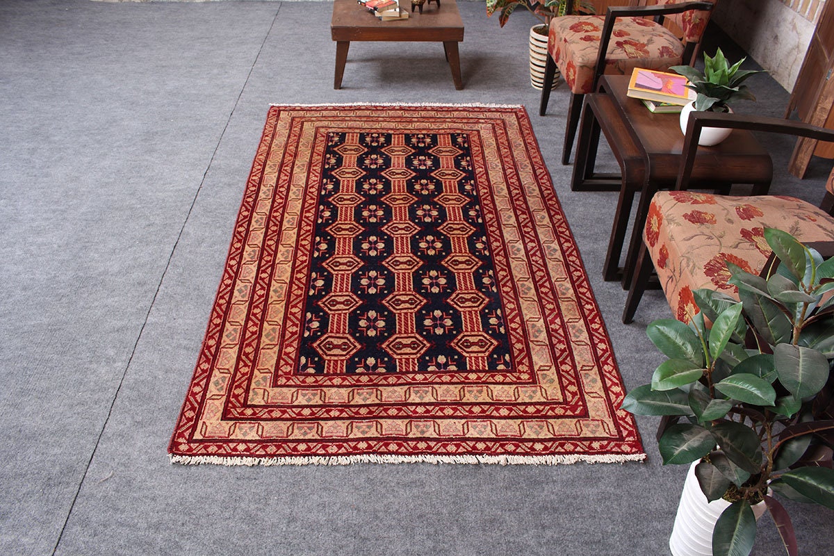 Kitchen Rug Custom Area Rug for Living Room 4' x Etsy