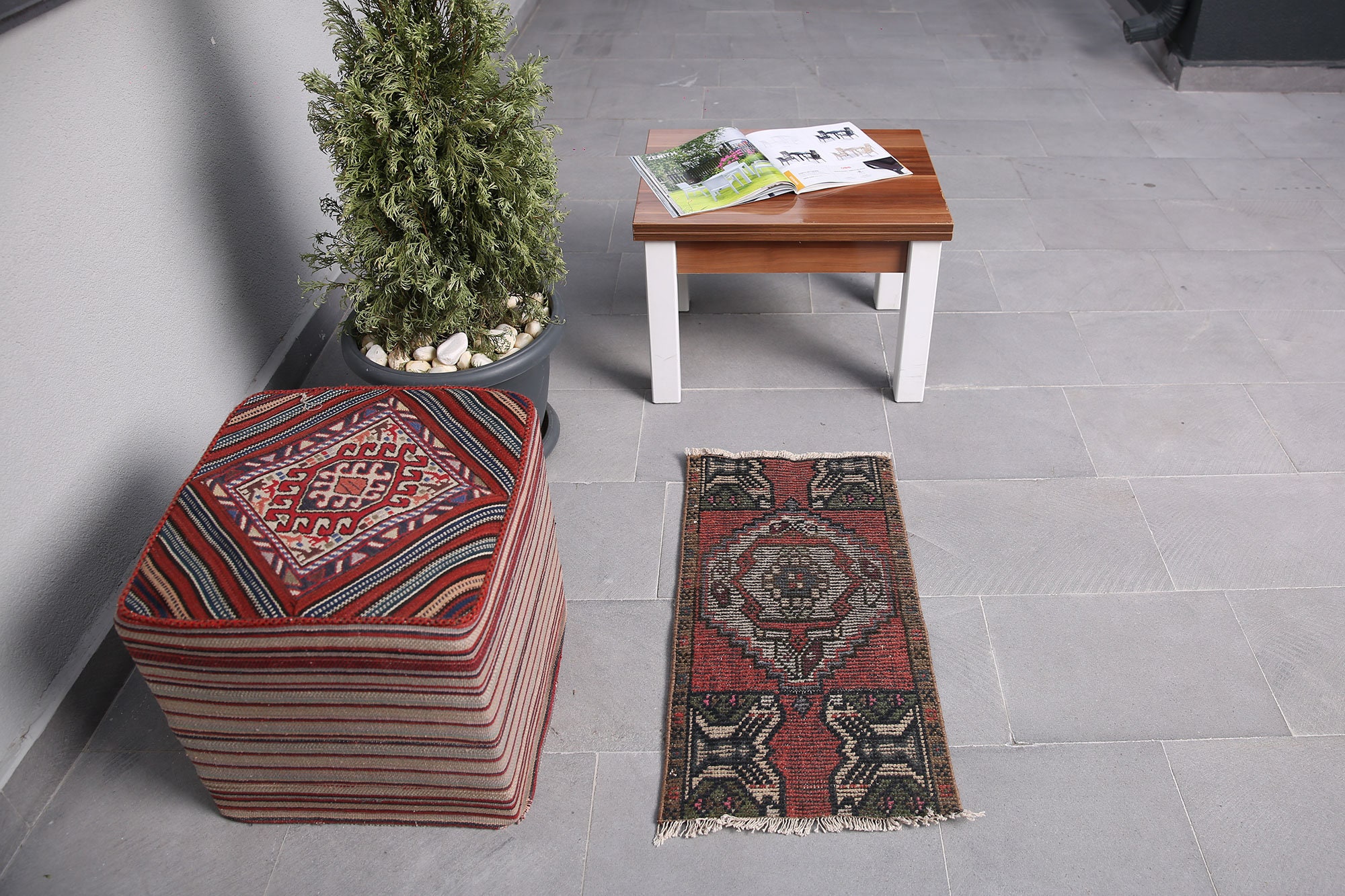 Handwoven Bath Rug Small Kitchen Custom Rug 1'4 X Etsy