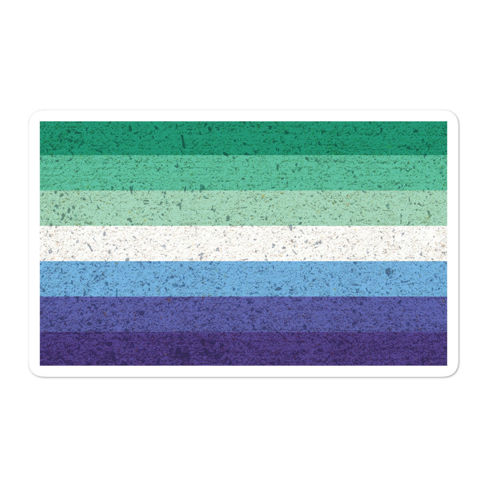 mlm pride flag vinyl sticker male pride flag gay pride