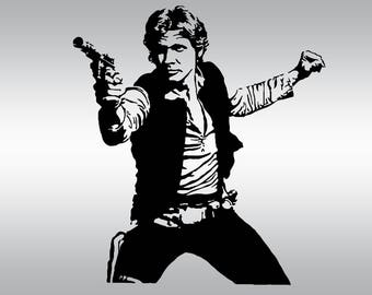 Star shooter SVG coupe fichiers Silhouette camée Svg pour Cricut et vinyle coupe fichier numérique coupe fichier DXF Png Pdf Eps clip vectoriel