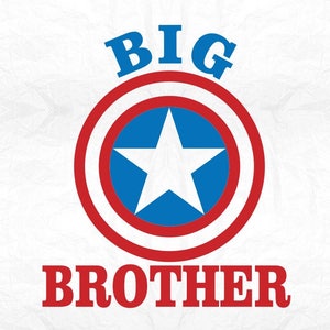 big brother superhero SVG Clipart Cut Files Silhouette Cameo Svg for Cricut and Vinyl File cutting Digital cuts file DXF Png Pdf Eps vector