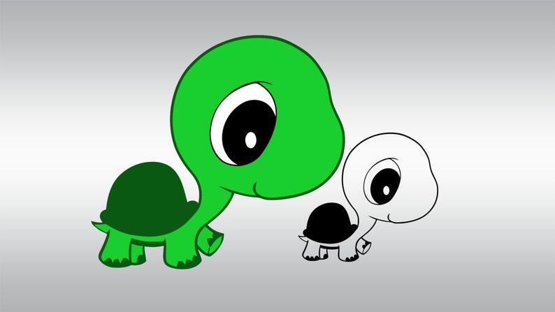 Download Turtle Baby SVG Clipart Cut Files Silhouette Cameo Svg for ...