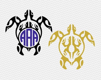 Turtle tribal SVG Clipart Cut Files Silhouette Cameo Svg for Cricut and Vinyl File cutting Digital cuts file DXF Png Pdf Eps vector